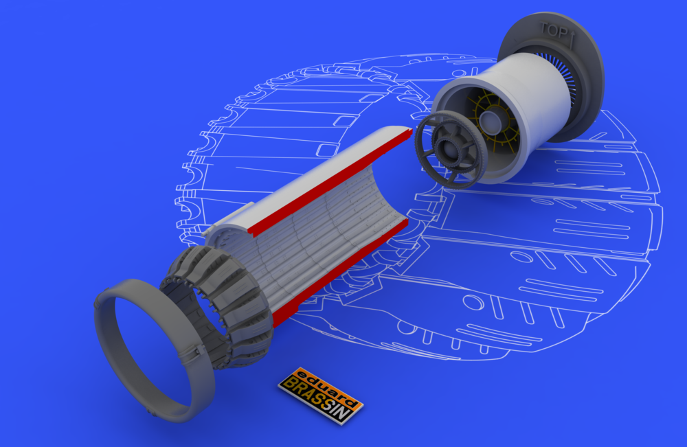 Eduard 648051 MiG-21BIS exhaust nozzle 1/48 (Eduard) – Bild 4