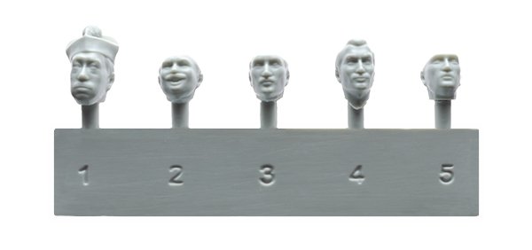 Miniart 38037 French Civilians 30-40s. (resin heads) 1/35 – Bild 2