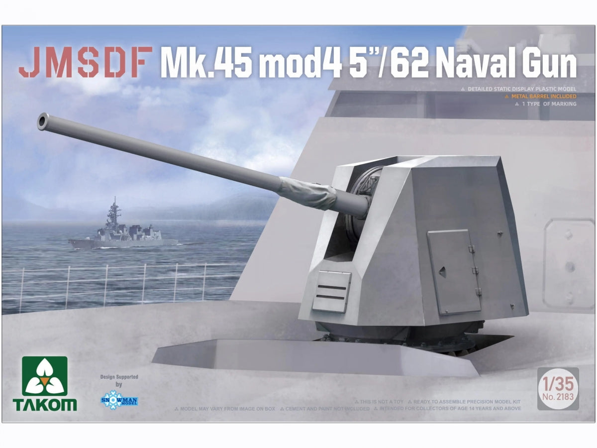 Takom 2183 JMSDF Mk.45 Mod 4 5&amp;quot;/62 Naval Gun 1/35