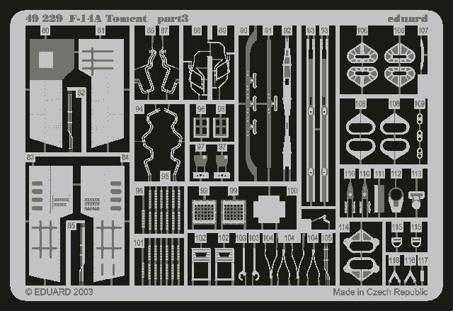 Eduard BIG4816 F-14A 1/48 HASEGAWA – zdjęcie 7