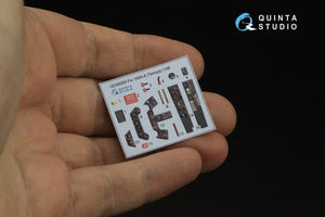 Quinta Studio QD48269 Fw 190A-8 3D-Printed &amp;amp; coloured Interior on decal paper (Tamiya) 1/48 – imagen 2