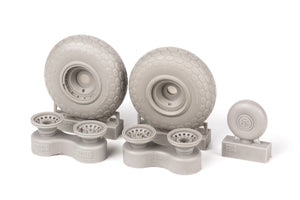 Eduard 6481026 B-17F wheels oval tread EDUARD 1/48