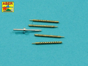 Ensemble d&amp;#39;armement Aber A48118 pour le chasseur américain Lookheed P-38 F/G Lightning : 1 canon de 20 mm et 4 canons de 12,7 mm, échelle 1/48