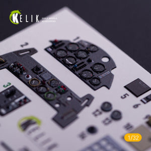 KELIK K32020 BF-109 E - Interior 3D Decal with 3D printed parts for Trumpeter kit 1/32 – imagen 9