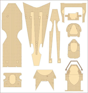 MK1 Design MD-20024 DKM Battleship SCHARNHORST DX PACK for Trumpeter 1/200 – imagen 70