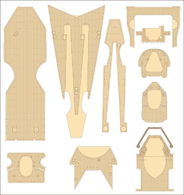 MK1 Design MD-20024 DKM Battleship SCHARNHORST DX PACK for Trumpeter 1/200 – imagen 70