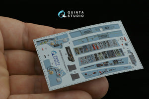 Quinta Studio QD32088 Su-27 3D-Printed &amp;amp; coloured Interior on decal paper (Trumpeter) (full version) 1/32 – immagine 9