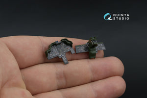 Quinta Studio QDS-48572 AH-64A 3D-Printed &amp;amp; colored Interior on decal paper (Academy/Modelist) (small version) 1/48 – image 7