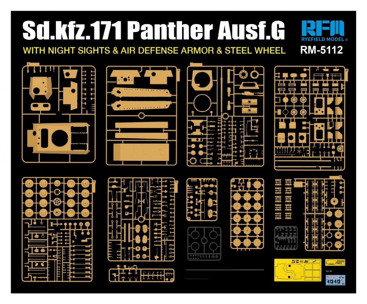 Rye Field Model 5112 PANTHER AUSF.G 1/35 – immagine 2