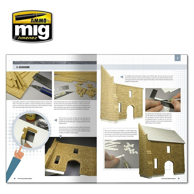 AMMO of Mig Jimenez 6215 MODELLING SCHOOL: URBAN DIORAMAS (English) – immagine 2