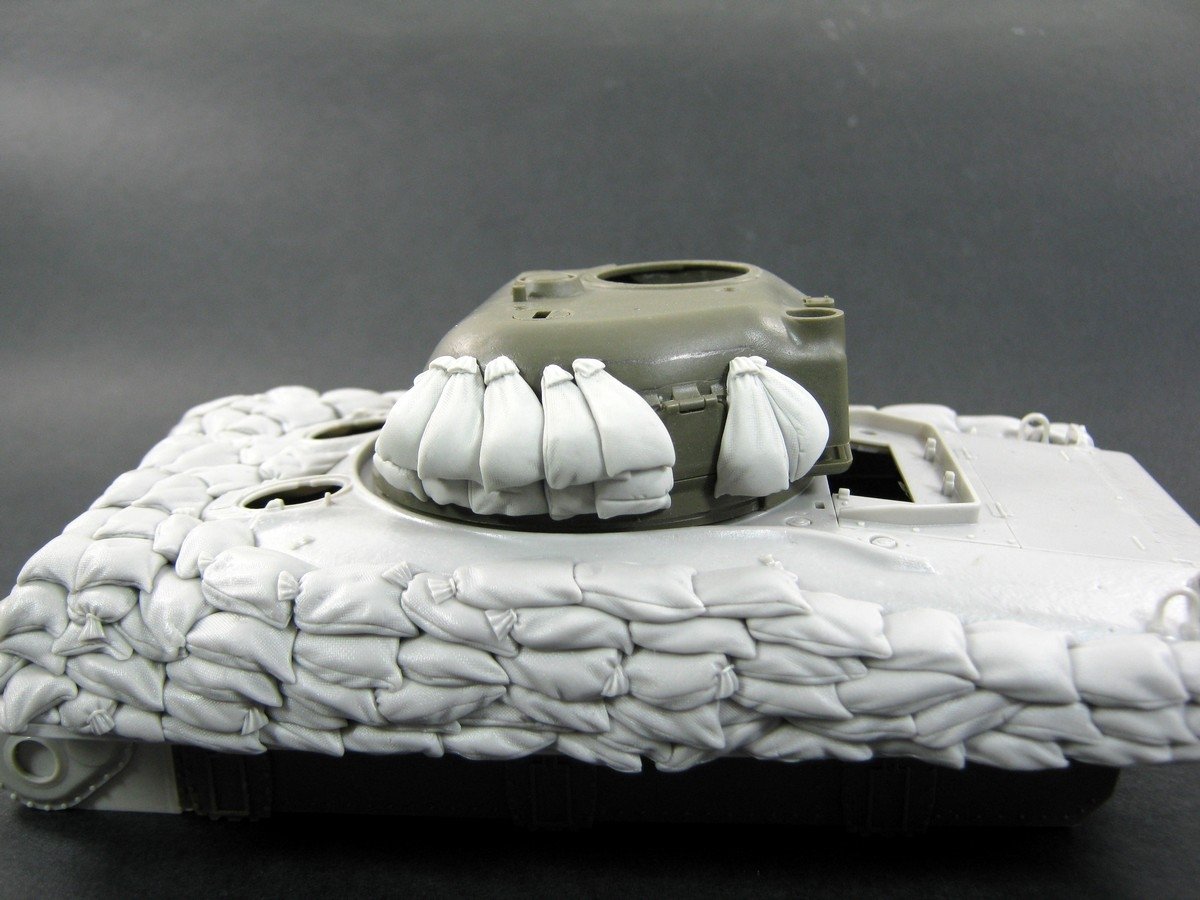 Panzer Art RE35-139 Heavy sand armor for M4A1 tank (Early hull) 1/35 – zdjęcie 3