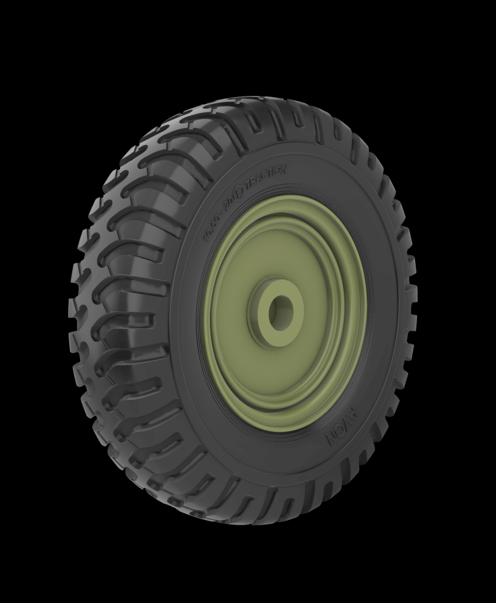 Panzer Art RE35-732 Daimler AC Road wheels (AVON) 1/35 – Bild 3