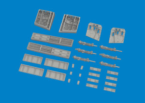 Baies de canons Eduard 6481075 P-40E - Impression Eduard 1/48 – image 4