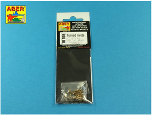 Aber 16106 Turned rivets 0,9 x1,3 x 0,5mm 40 pcs. 1/16 – immagine 2
