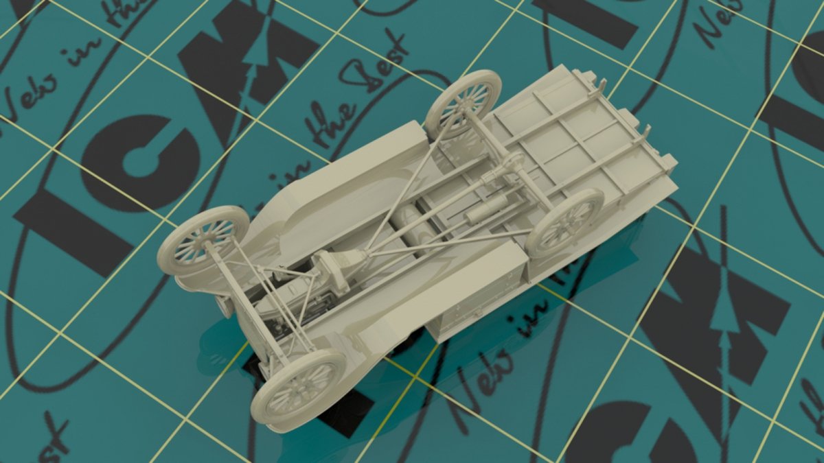 ICM 35665 Modèle T 1917 Ambulance (première version), Voiture AAFS de la Première Guerre mondiale (1/35) – image 5