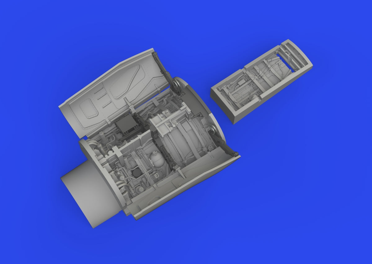 Eduard 648984 F-16C wheel bays late PRINT KINETIC MODEL 1/48 – immagine 3