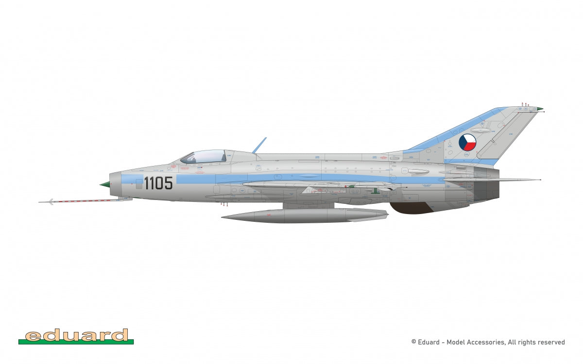 Eduard 11190 EFKA / MiG-21F-13 in Czechoslovak service 1/48