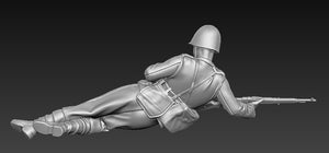 Glowel Miniatures 35009 Polish infantry lying 1/35 – image 4