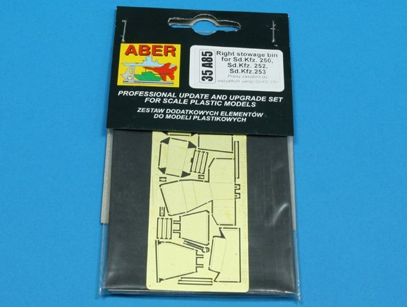 Aber 35A085 Right stowage bin for Sd Kfz. 250 ,252 ,253 1/35 – zdjęcie 3