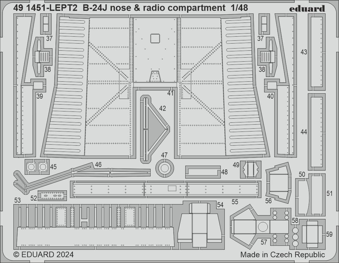 Eduard BIG49423 B-24J PART AND HOBBY BOSS 1/48 – image 7