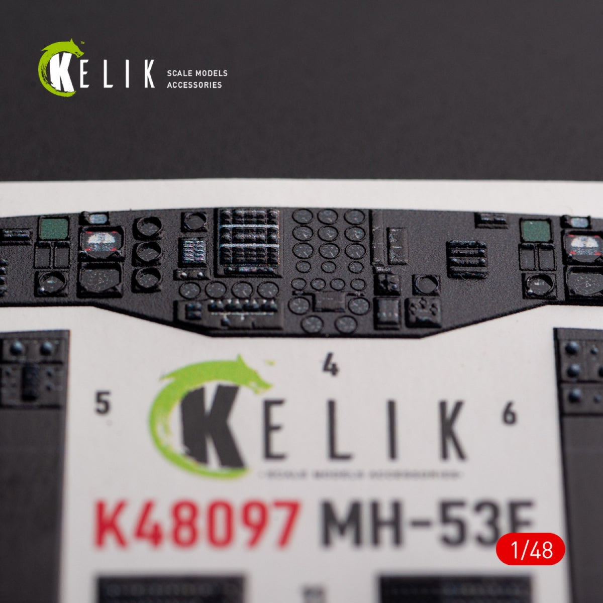 KELIK K48097 MH-53 Sea Dragon - interior 3D decals for Academy kit 1/48 – immagine 5