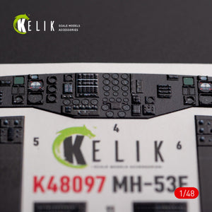 KELIK K48097 MH-53 Sea Dragon - interior 3D decals for Academy kit 1/48 – immagine 5