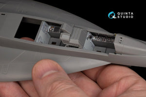 Quinta Studio QD48243 F/A-18F late / EA-18G 3D-Printed &amp;amp; coloured Interior on decal paper ( Meng ) 1/48 – imagen 3