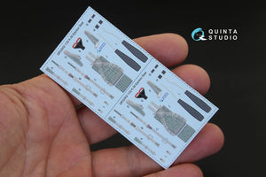Quinta Studio QD32041 Su-30MKK 3D-Printed &amp;amp; coloured Interior on decal paper (for Trumpeter kit) 1/32 – immagine 4