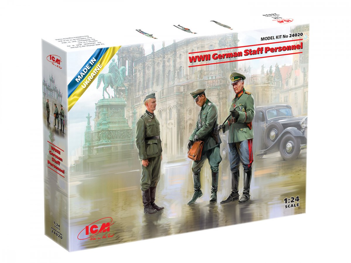 ICM 24020 WWII German Staff Personnel 1/24 – Bild 2