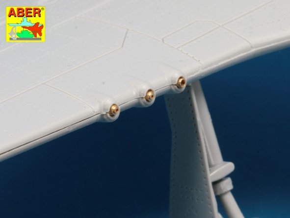 Aber A32108 Set of 6 turned US cal .50 (12,7mm) Browning M2 barrels for P-51 Mustang (1/32) – image 5