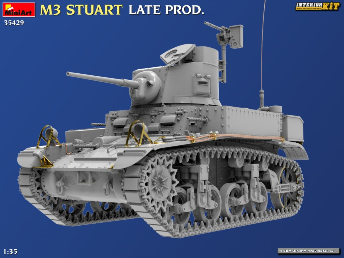 MiniArt 35429 M3 STUART LATE PROD. INTERIOR KIT 1/35 – Bild 3