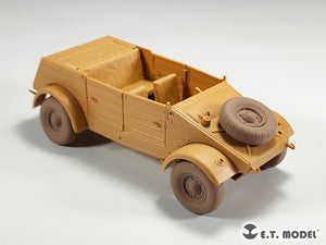 E.T. Model P35-139 WWII German Kübelwagen Type82 Sagged wheels Balloon tyre For TAMIYA Kit 1/35 – Bild 8
