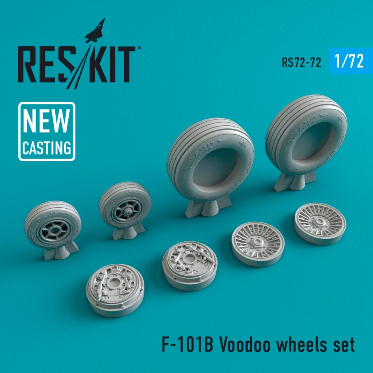 RESKIT RS72-0072 F-101B "VOODOO" WHEELS SET 1/72