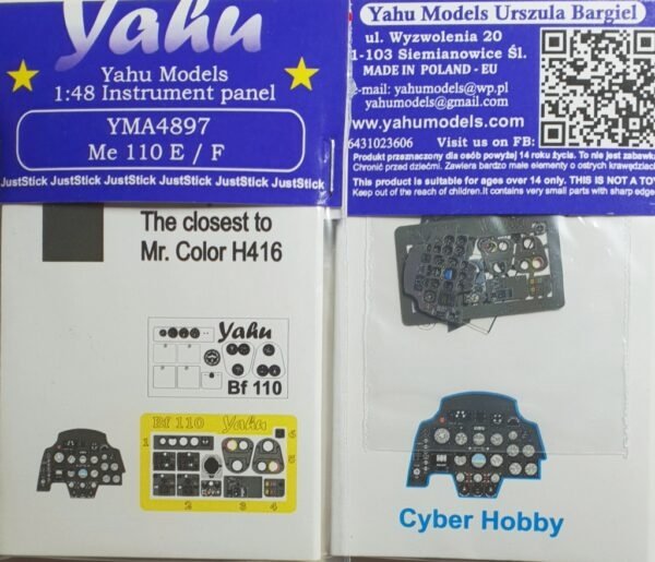 Yahu YMA4897 Me 110 E/F Cyber ​​​​Hobby 1/48