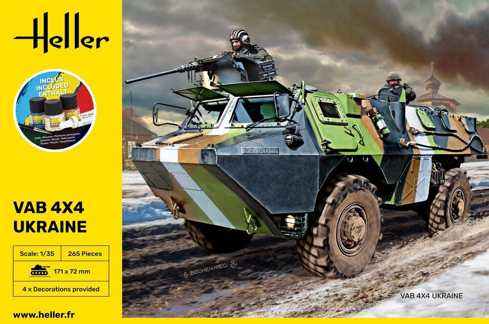 Heller 57130 VAB 4X4 Ukraine - Starter Kit 1/35 – immagine 3