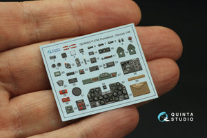Quinta Studio QD48422 P-47M Thunderbolt 3D-Printed coloured Interior on decal paper (Tamiya) 1/48 – zdjęcie 3