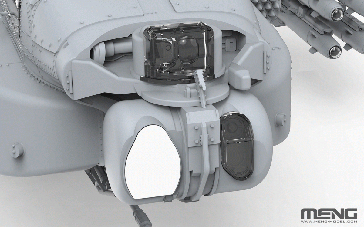 Meng Model QS-004 Boeing AH-64D Apache Longbow Heavy Attack Helicopter 1/35 – zdjęcie 9