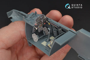 Quinta Studio QD32049 Bf 109E-4 3D-Printed &amp;amp; coloured Interior on decal paper (for Eduard kit) 1/32 – immagine 7