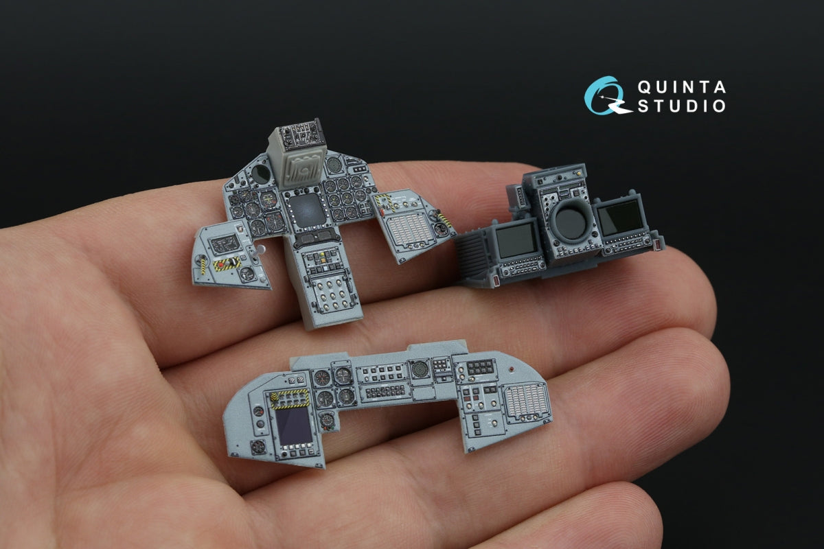 Quinta Studio QDS+32231 Tornado ECR German 3D-Printed &amp;amp; coloured Interior on decal paper (Italeri) (Small version) (with 3D-printed resin parts) 1/32 – imagen 12