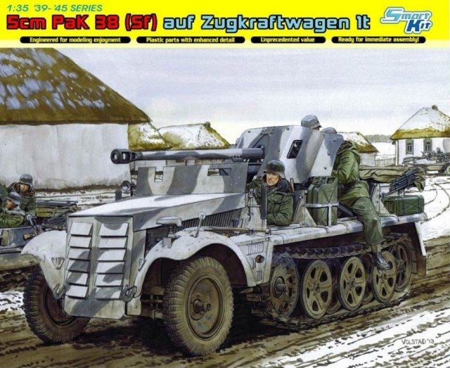 Dragon 6719 5cm PaK 38 (Sf)auf Zugkraftwagen 1t 1/35