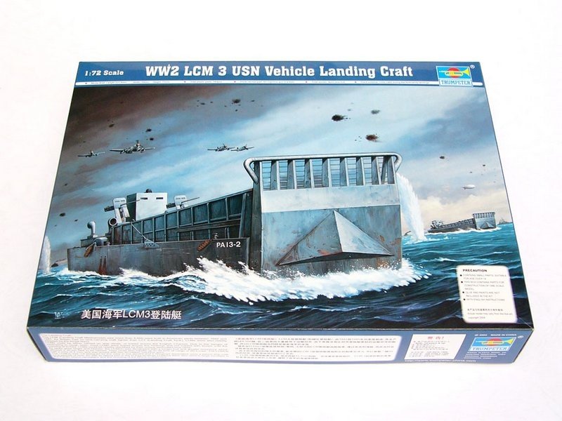 Trumpeter 07213 WW2 LCM 3 USN Vehicle Landing Craft 1/72 – Bild 2