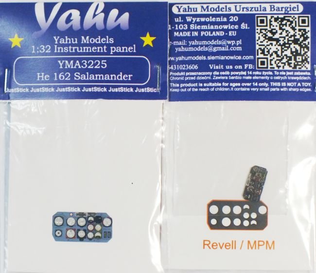 Yahu YMA3225 He-162 Salamander (Revell / MPM) 1/32