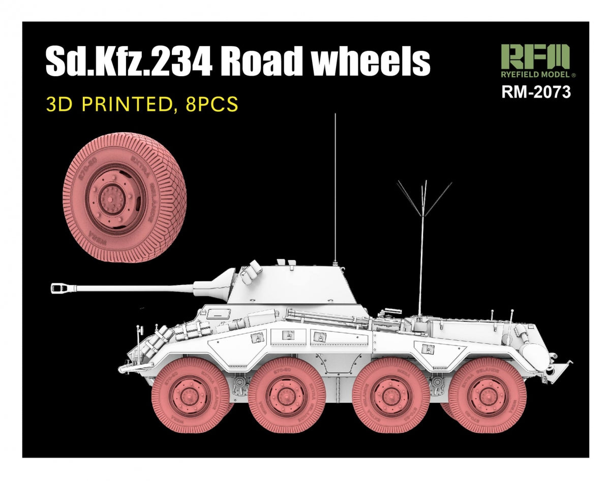 Roues de route Rye Field Model 2073 Sd.Kfz.234 (impression 3D) 1/35