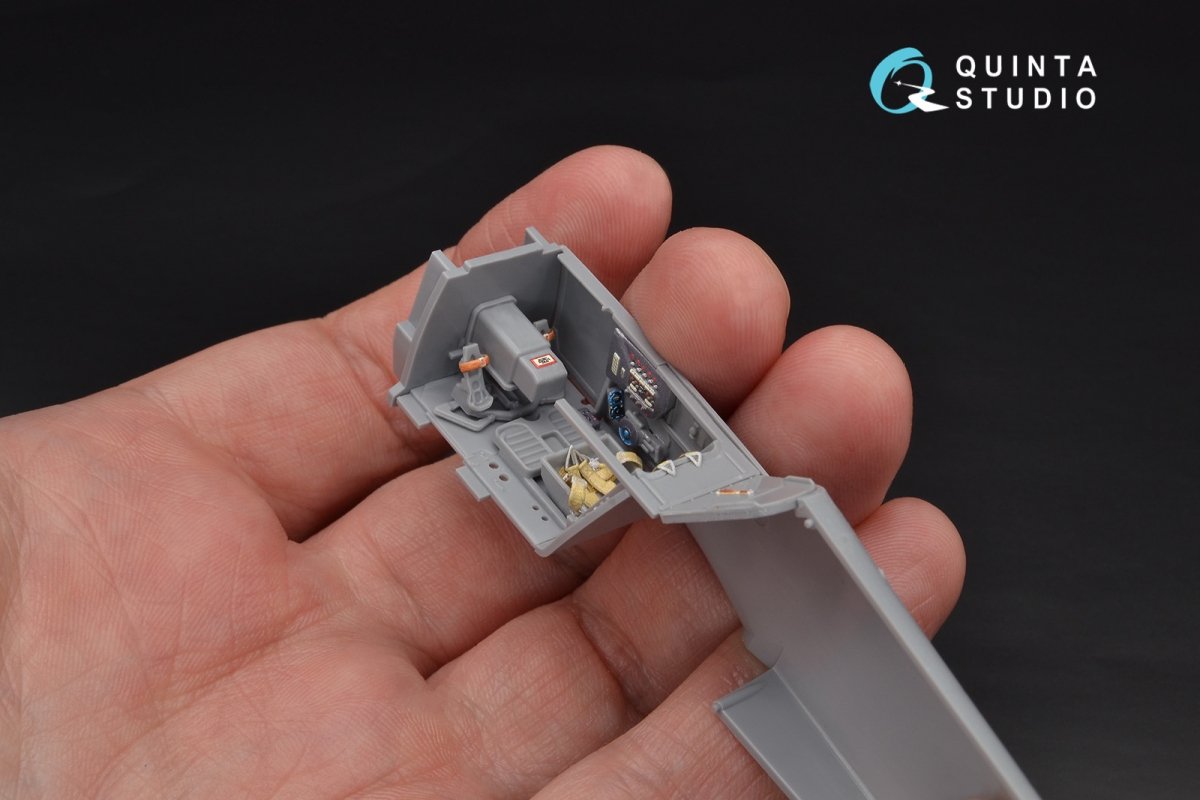 Quinta Studio QD48104 Bf 109G-6 3D-Printed &amp;amp; coloured Interior on decal paper (for Zvezda kit) 1/48 – Bild 5