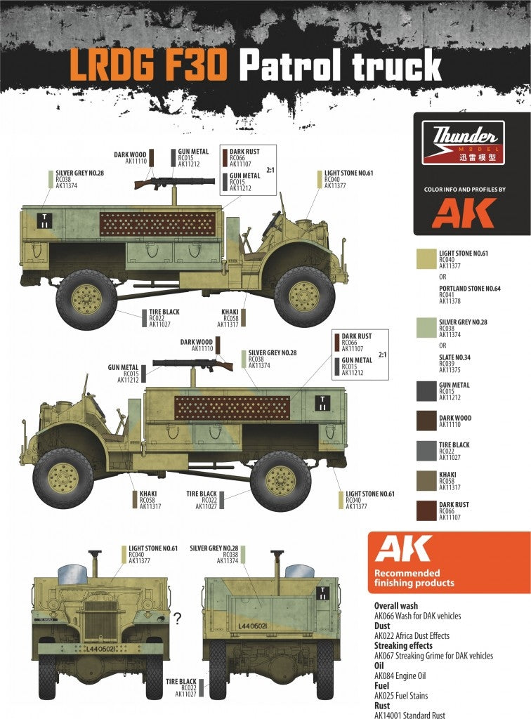 Camion de patrouille Thunder Model 35304 LRDG F30 CMP en service LRDG 1/35 – image 4