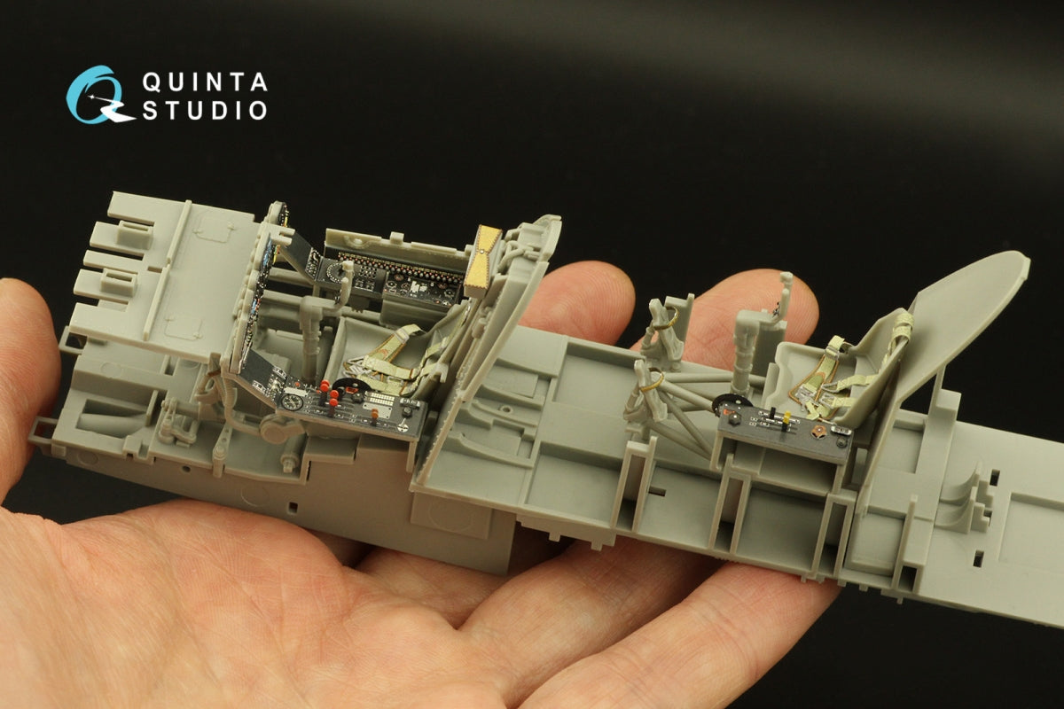 Quinta Studio QD32166 Do 335A-12 3D-Printed &amp;amp; coloured Interior on decal paper (Zoukei-Mura) 1/32 – immagine 14