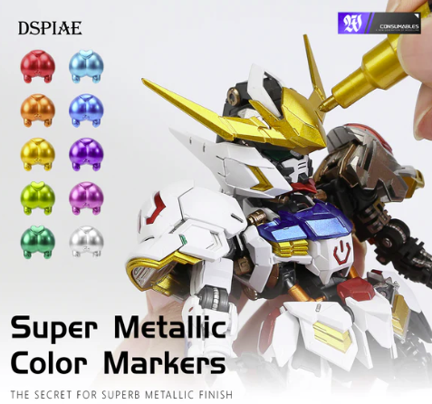 DSPIAE MKA-06 Super Metallic Color Marker Cyan – immagine 3