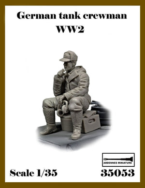 Ardennes Miniature 35053 Membre d&amp;#39;équipage de char allemand Seconde Guerre mondiale - Version 1 1/35