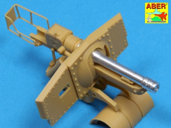 Aber 35L-139 Barrel for hungarian 40/43M Zrinyi 105mm assault gun Bronco 1/35 – immagine 4