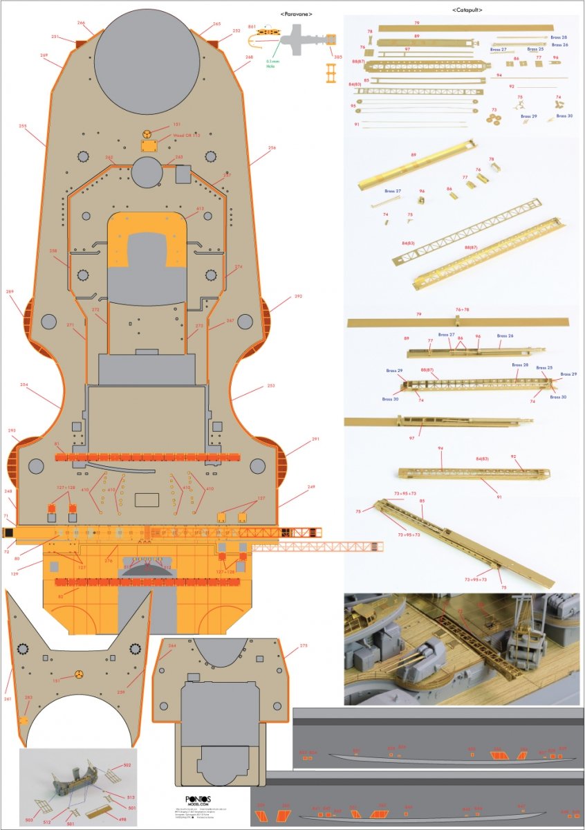 Pontos 22001F2 BISMARCK 1941 Detail Up Set Basic Ver.2 1/200 – immagine 17